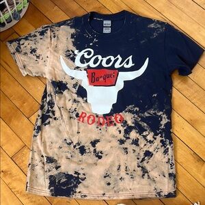 Gildan Navy and Tan Coors Graphic T-Shirt